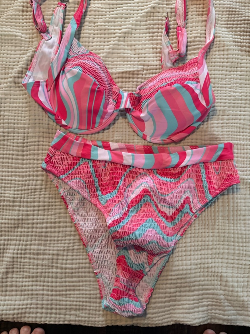 HAUL! 6 SHEIN and Time & Tru Mixed-Color Women's Swimwear - make an offer! - Picture 3 of 12